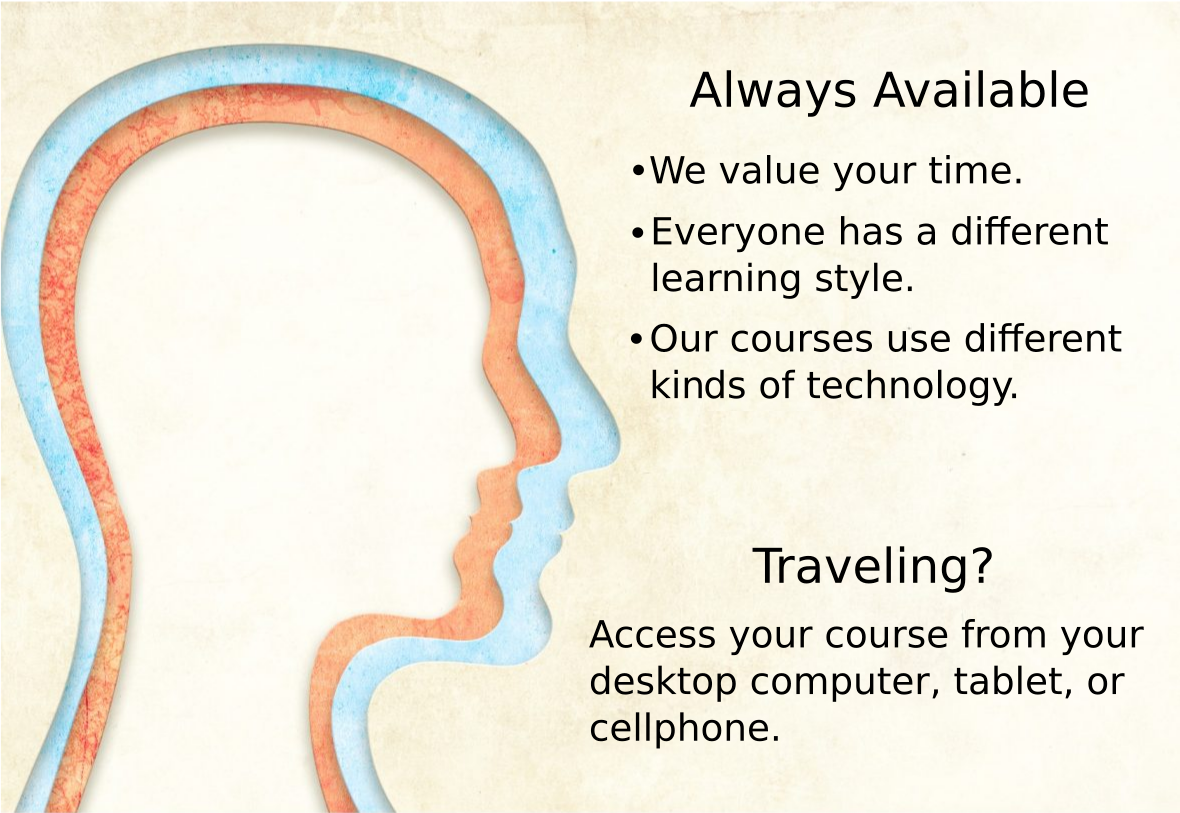 Always available, your time